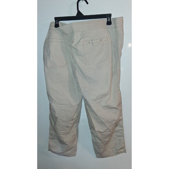 Khakis & Co Khaki Taper Capri Pants Sz 18 - Picture 2 of 2